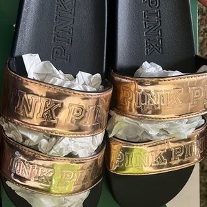 Pink slides size 8/9